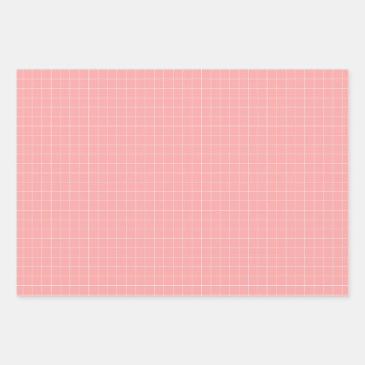 Moderne platte grafische Daisy Pink elke gelegenhe Inpakpapier Vel (Voorkant 2)