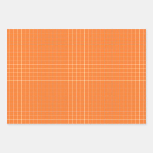 Moderne platte grafische madeliefje Sinaasappel el Inpakpapier Vel (Voorkant 2)