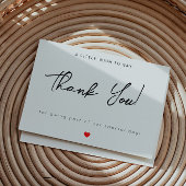 Moderne, platte zakelijke dank voor uw kaart