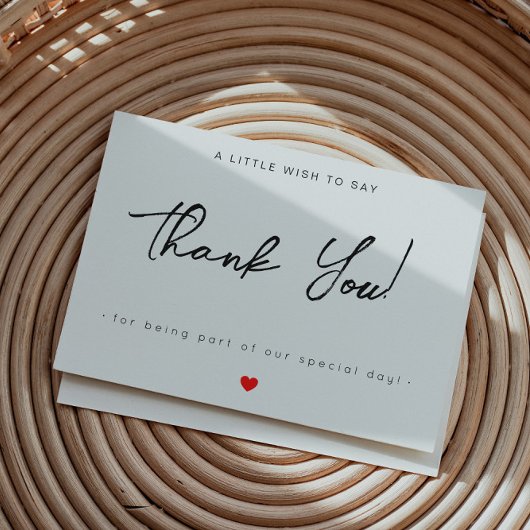 Moderne, platte zakelijke dank voor uw kaart