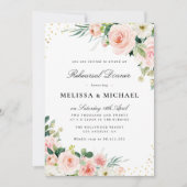 Moderne plechtige uitnodiging voor een diner met b (Voorkant)