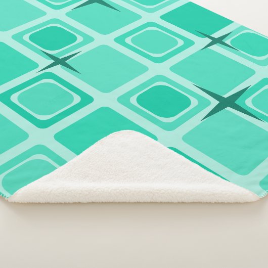 Moderne Pleinen uit de Middeleeuwen Sterren Blauwg Sherpa Deken (3/4)