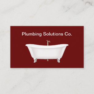 Moderne Plumber-plug-service Visitekaartje