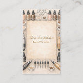 Moderne PMU Beauty Professional Visitekaartje (Voorkant)