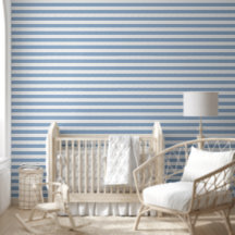 Moderne poederblauwe en witte strepen