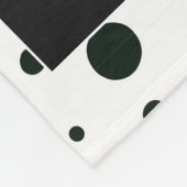Moderne Polka Dots Baby Mijlsteen Deken (Hoek)