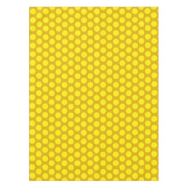 Moderne Polka Stippen | Elegante Mosterdgeel Tafelkleed