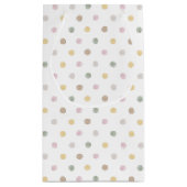 Moderne Polkadot geschenktas Klein Cadeauzakje (Achterkant)