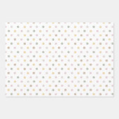 Moderne Polkadot inpakpapier set (Voorkant)