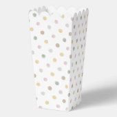 Moderne Polkadot Popcorn Box Bedankdoosjes (Achterkant)