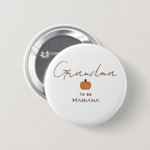 Moderne Pompoen Geslacht Neutrale Oma-wordt Ronde Button 5,7 Cm