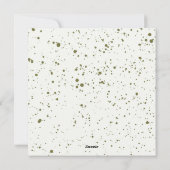 Moderne pompoen Happy Thanksgiving Feestdagenkaart (Achterkant)