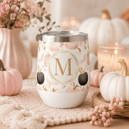 Moderne Pompoen Monogram – Gepersonaliseerde Initi