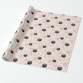 Moderne Pompoen Monogram – Gepersonaliseerde Initi Cadeaupapier (Uitgerold)