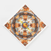 Moderne Pompoen Thanksgiving Herfst Collectie Servet (Hoek)