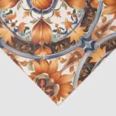 Moderne Pompoen Thanksgiving Herfst Collectie Tissuepapier (Detail)