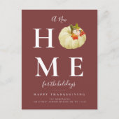 moderne pompoen van de burgung briefkaart (Voorkant)