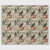 Moderne pompoen van Halloween Cadeaupapier (Vlak)