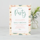 Moderne pool Partij Elke dag van de Leeftijd Uitno Kaart (Staand voorkant)