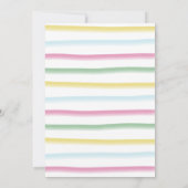 Moderne Pool Party Summer Sweet 16 Birthday Kaart (Achterkant)