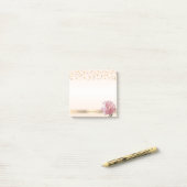 Moderne pooldots, Confetti, op anjers gepersonalis Post-it® Notes (Op bureau)