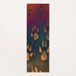 Moderne pootafdrukpatronen. yogamat