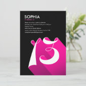 Moderne Pop 13e verjaardag Kaart (Staand voorkant)