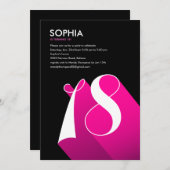 Moderne Pop 18e verjaardag Kaart (Voorkant / Achterkant)