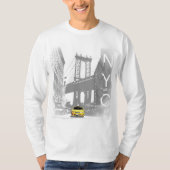Moderne Pop Art New York City Nyc Yellow Taxi T-shirt (Voorkant)