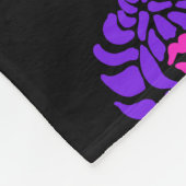 Moderne Pop Art Roos Kiss Print Floral Fleece (Hoek)