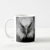 Moderne Pop Art Sjabloon Dieren Eagle Head Koffiemok (Links)