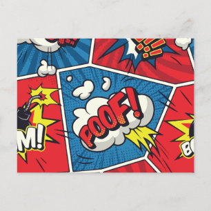 Moderne Pop kunst Feestdagenkaart