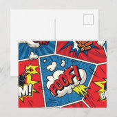 Moderne Pop kunst Feestdagenkaart (Voorkant / Achterkant)