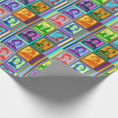 Moderne Pop Kunst Klassieke Muziek Componisten Cadeaupapier (Hoek)