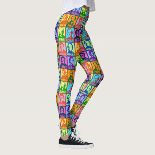 Moderne Pop Kunst Klassieke Muziek Componisten Leggings