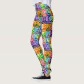 Moderne Pop Kunst Klassieke Muziek Componisten Leggings (Links)