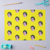 Moderne Pop kunst Koningin in uniale Jack-bril Tissuepapier (Craft)