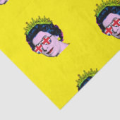 Moderne Pop kunst Koningin in uniale Jack-bril Tissuepapier (Detail)