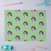 Moderne Pop kunst Koningin in uniale Jack-bril Tissuepapier (Craft)