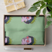 Moderne Pop kunst Koningin in uniale Jack-bril Tissuepapier (Geschenk)