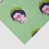 Moderne Pop kunst Koningin in uniale Jack-bril Tissuepapier (Detail)