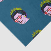 Moderne Pop kunst Koningin in uniale Jack-bril Tissuepapier (Detail)