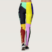 Moderne pop leggings (Achterkant)