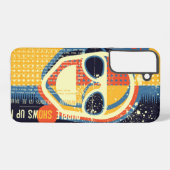 Moderne pop samsung galaxy hoesje (Achterkant horizontaal)