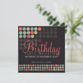 Moderne Pop Stippen Kaart (Staand voorkant)