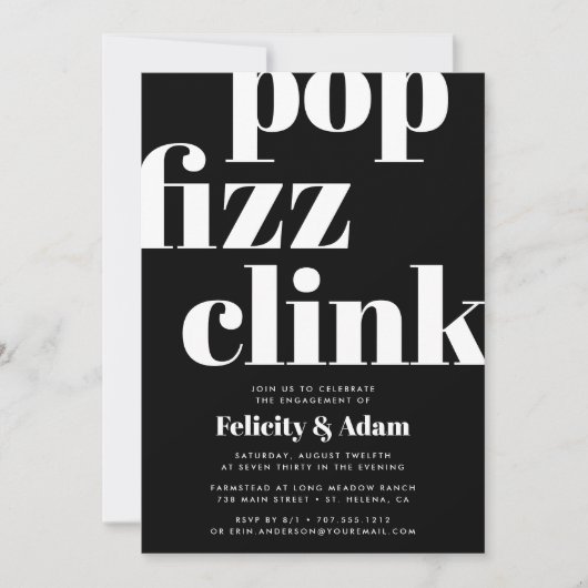 Moderne Pop | Uitnodiging van de indienende partij (Voorkant)