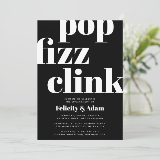 Moderne Pop | Uitnodiging van de indienende partij (Staand voorkant)