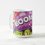 Moderne Popart  Koffiemok (Voorkant links)
