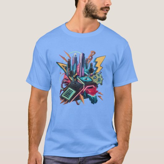 Moderne Popcultuur grappig T-shirt (Voorkant)
