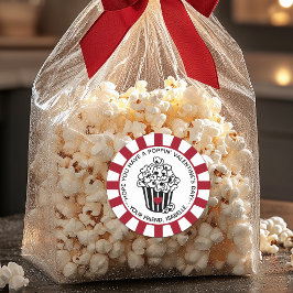 Moderne Poppin' Valentijnsdag Ronde Sticker